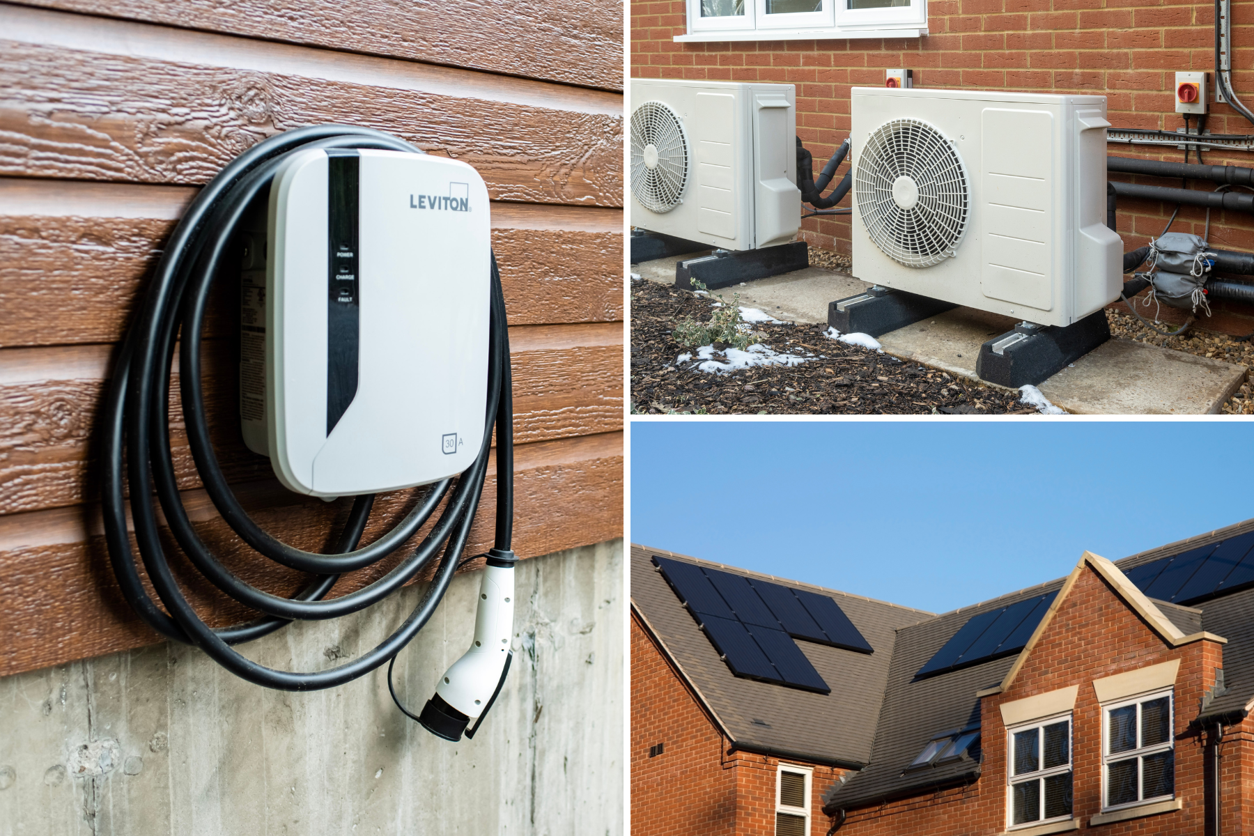 New homes often come with sustainability features like ev chargers, heat pumps and solar pv panels
